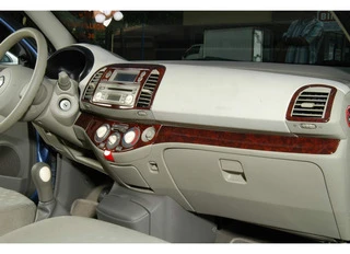 Накладки на панель Алюміній для Nissan Micra K12 2003-2010 рр