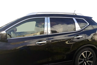 Хром на стійки (нерж) для Nissan X-trail T32 / Rogue 2014-2021 рр