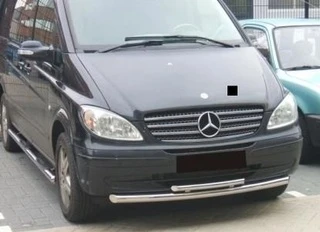 Нижня Губа подвійна ST014 (нерж) 70/48мм для Mercedes Viano 2004-2014 рр
