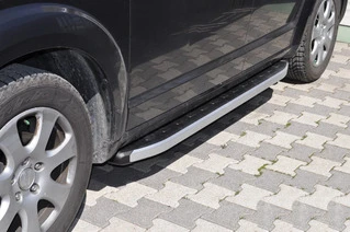 Бокові пороги Fullmond (2 шт., алюміній) для Chrysler Voyager 2001-2007 рр