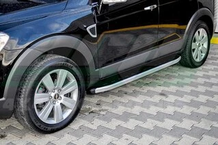 Бокові пороги Fullmond (2 шт., Алюміній) 2016-2019 для Chevrolet Captiva рр
