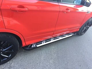 Бокові пороги Sunrise (2 шт., Алюміній) З пофарбованим листям на дверях для Ford Kuga/Escape 2013-2019 рр