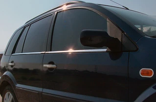 Зовнішня окантовка стекол (4 шт, нерж.) Carmos - Турецька сталь для Ford Fusion 2002-2009 рр
