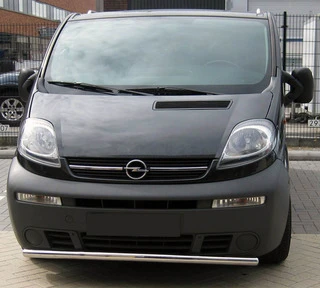 Передній захист ST008 (нерж.) 60 мм для Opel Vivaro 2001-2015 рр