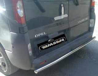 Задній захист AK002 (нерж) для Renault Trafic 2001-2015 рр