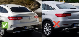 Бризковики Premium без порогів (4 шт) для Mercedes GLE coupe C292 2015-2019 рр