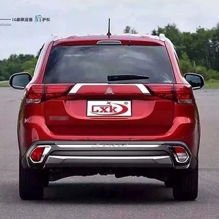 Передня і задня накладки (2 шт., 2015-2018) для Mitsubishi Outlander рр