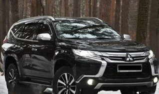 Вітровики (4 шт, HIC) для Mitsubishi Pajero Sport 2015- рр