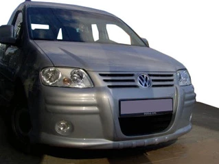 Передній бампер (накладка, під фарбування) для Volkswagen Caddy 2004-2010 рр