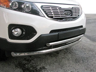 Передня нижня дуга (нерж) для Kia Sorento II XM 2009-2014 рр