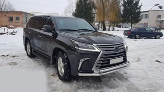 Передній захист ST014 (2015-2025, нерж) для Lexus LX570/450d