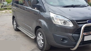 Кенгурятник WT006 (нерж) для Ford Custom 2013-2022 рр