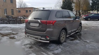 Задня дуга AK004-2 (нерж) для Mitsubishi Outlander 2012-2021 рр