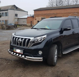 Передній захист F3-31 (нерж) для Toyota Land Cruiser Prado 150