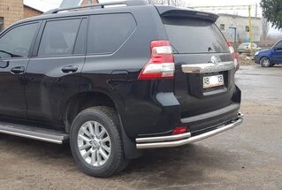 Задня дуга AK005-2 (нерж) для Toyota Land Cruiser Prado 150