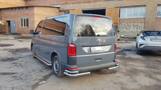 Задні куточки AK003-Double (2 шт., нерж) для Volkswagen T6