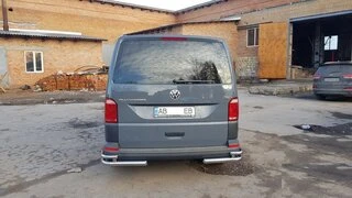 Задні куточки AK003-Double (2 шт., нерж) для Volkswagen T6