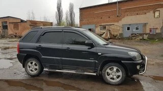 Бічні труби (2 шт., Нерж.) для Kia Sportage 2004-2010 рр