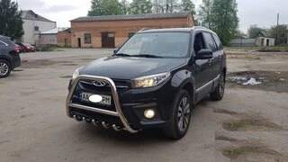 Кенгурятник WT009 (нерж) для Chery Tiggo 3