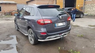 Задня дуга AK002-1 (нерж) для Renault Koleos 2008-2016 рр