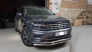 Передній захист ST016 (нерж) для Volkswagen Tiguan 2016-2023 рр