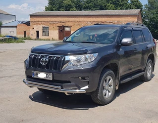 Передній захист ST014 (нерж) 70/42 мм для Toyota Land Cruiser Prado 150