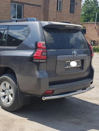 Задня дуга AK002 (нерж) для Toyota Land Cruiser Prado 150