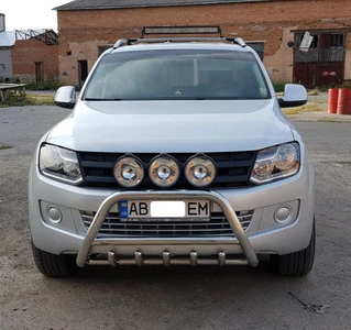 Кенгурятник WT003 (нерж) для Volkswagen Amarok 2010-2022 рр