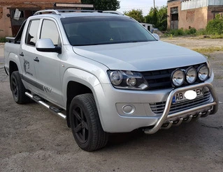 Кенгурятник WT003 (нерж) для Volkswagen Amarok 2010-2022 рр