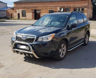 Кенгурятник WT003 (нерж) для Subaru Forester 2013-2018 рр