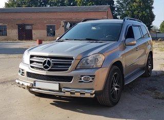 Передня дуга ST015 (нерж.) для Mercedes GL сlass X164
