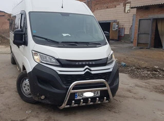 Передня дуга WT003 (нерж.) для Fiat Ducato 2006-2025 рр
