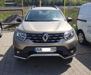 Кенгурятник WT008 (нерж.) для Renault Duster 2018-2024 рр