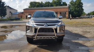 Кенгурятник WT003 (нерж) для Mitsubishi L200 2015-2024 рр
