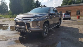 Кенгурятник WT003 (нерж) для Mitsubishi L200 2015-2024 рр