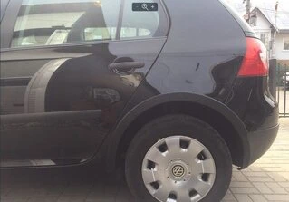 Накладки на арки (4 шт, чорний мат) для Volkswagen Golf 5