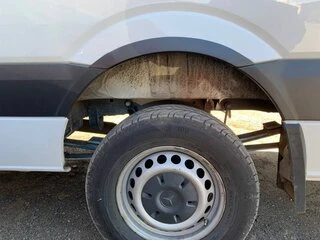 Накладки на арки вузькі (4 шт., ABS, чорні) для Mercedes Sprinter W906 2006-2018 рр