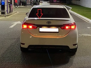 Спойлер LIP (Sunplex, чорний) (118см *6,4см) для Toyota Corolla 2013-2019 рр