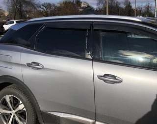 Вітровики (4 шт., Sunplex Sport) для Peugeot 3008 2016-2023 рр