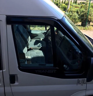 Вітровики (2 шт., Sunplex Sport) для Ford Transit 2000-2014 рр
