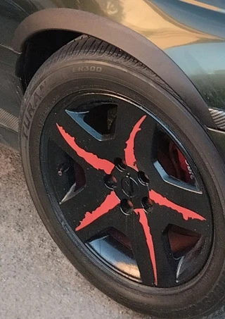 Накладки на арки (4 шт, чорні, ABS-пластик) для Opel Omega B 1994-2003 рр