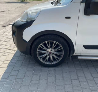 Накладки на арки (4 шт, чорні) 2 двері, Металеві для Citroen Nemo