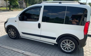 Накладки на арки (4 шт, чорні) 1 двері, ABS пластик для Peugeot Bipper