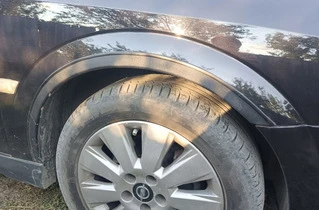 Накладки на арки SD (4 шт, чорні) для Opel Vectra C 2002-2008 рр