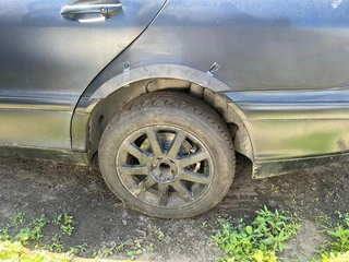 Накладки на арки (4шт, чорні, ABS-пластик) для Mercedes S-сlass W220