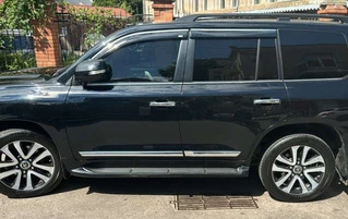 Вітровики з хромом (4 шт, Niken) для Toyota Land Cruiser 200