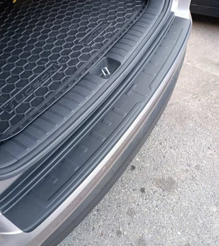 Накладка на задній бампер EuroCap 2019-2021 (ABS) для Hyundai Tucson TL рр