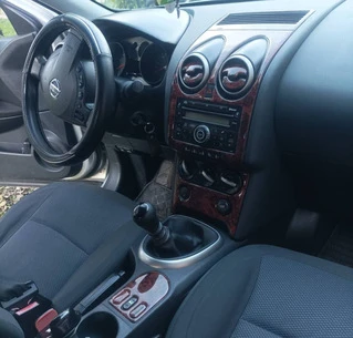 Накладки на панель Титан для Nissan Qashqai 2007-2010 рр