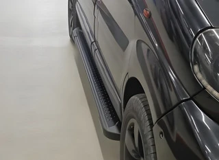 Бокові пороги Allmond Black (2 шт., Алюміній) Довга база для Fiat Talento 2016- рр