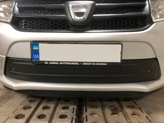 Зимова нижня накладка на решітку (2013-2017) Матова для Renault Sandero рр